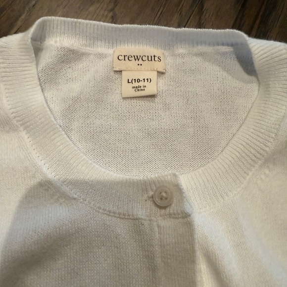 Crewcuts White Button-Up Cardigan - Picture 2 of 3